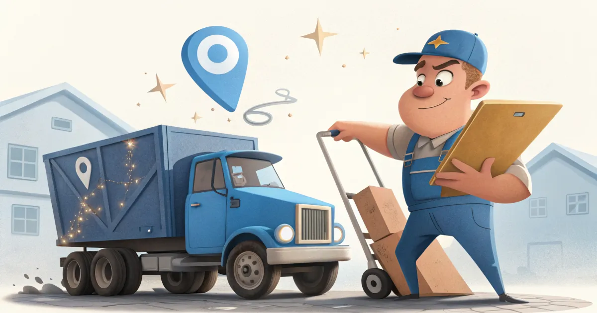 A junk hauler at work, illustrating do Reviews Affect Whether AI Recommends My Junk Hauling Business.